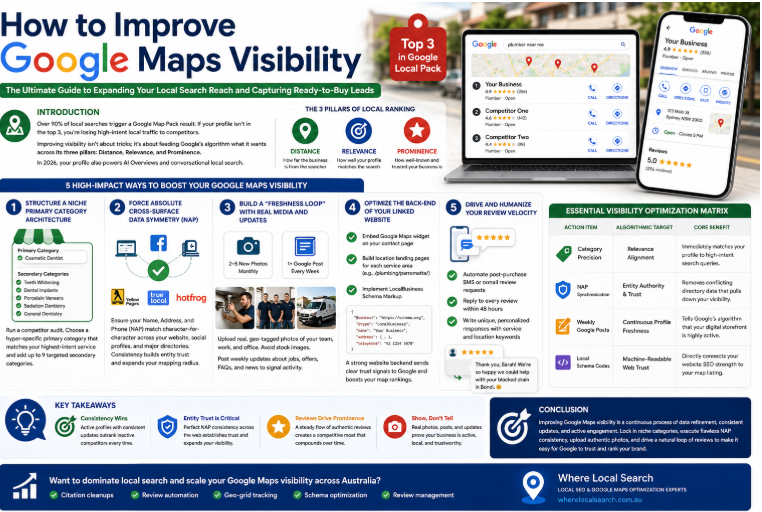How to Improve Google Maps Visibility